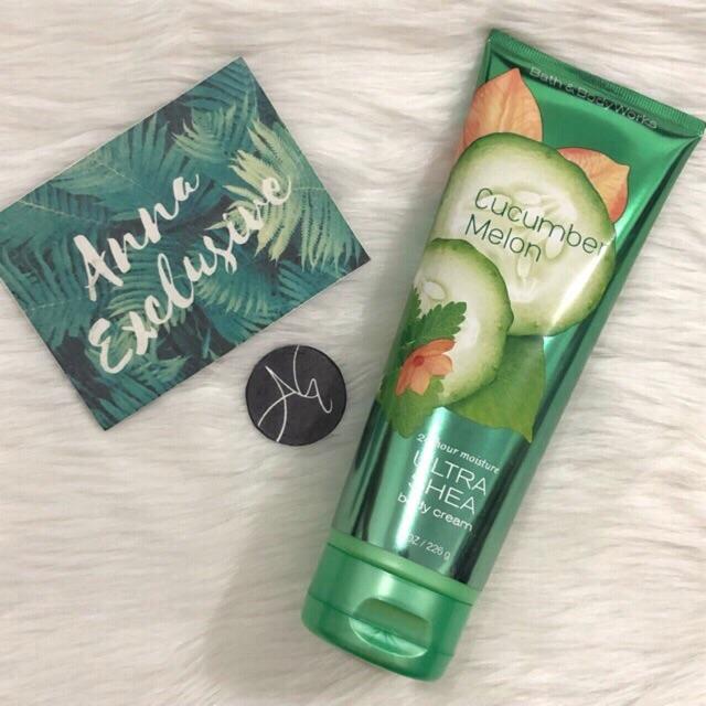 Authentic Bath Body Works Cucumber Melon Body Cream 226g