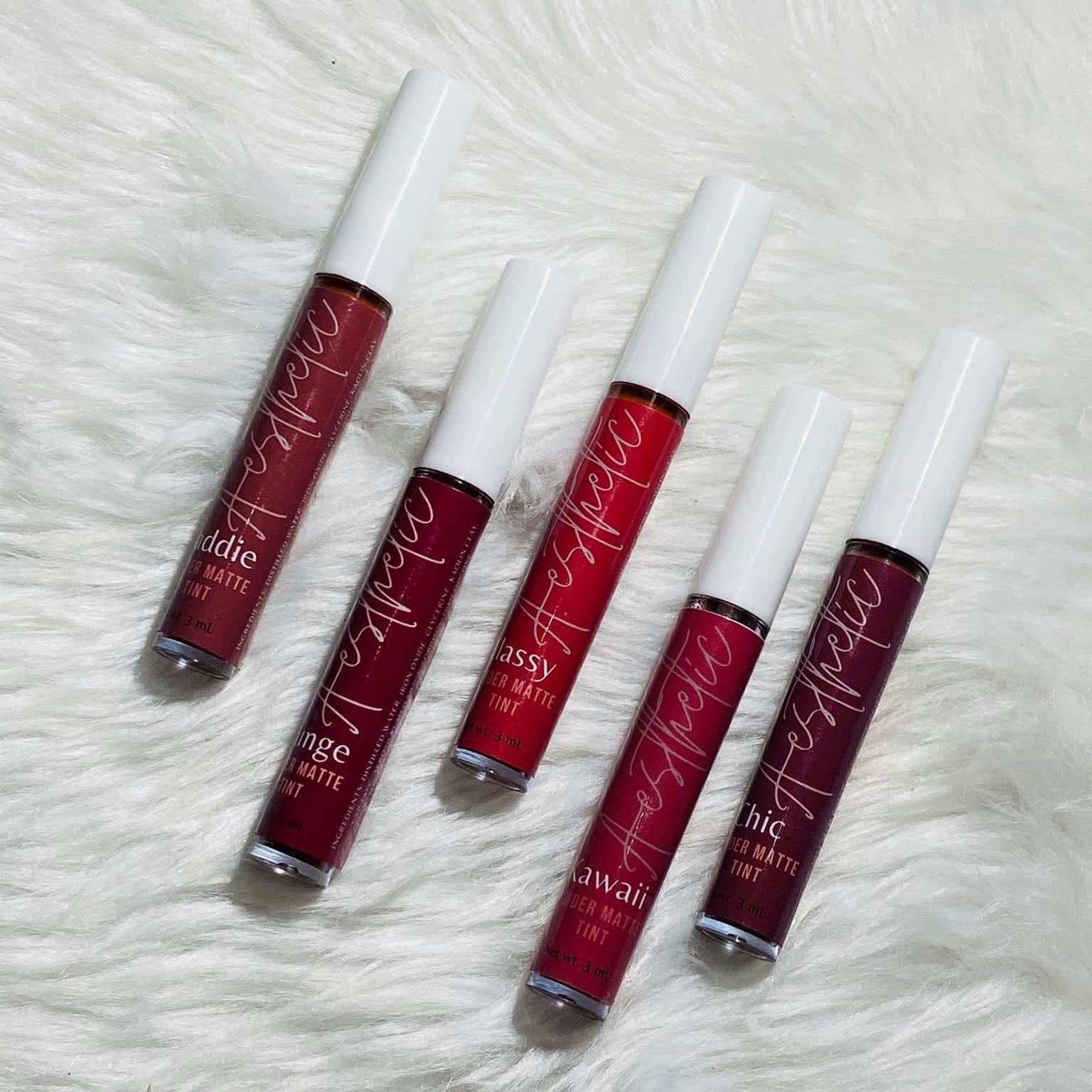 powdery matte lip tint