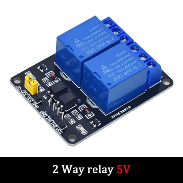 Arduino Relay Modules & Boards 5V/12V Relay Module With Optocoupler - 1 ...