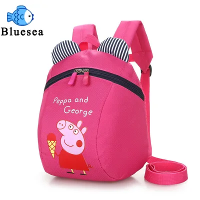 Children Cartoon Cute Figure Anti Lost Backpack Safety Harness Leash Strap Bag for Walking Toddler