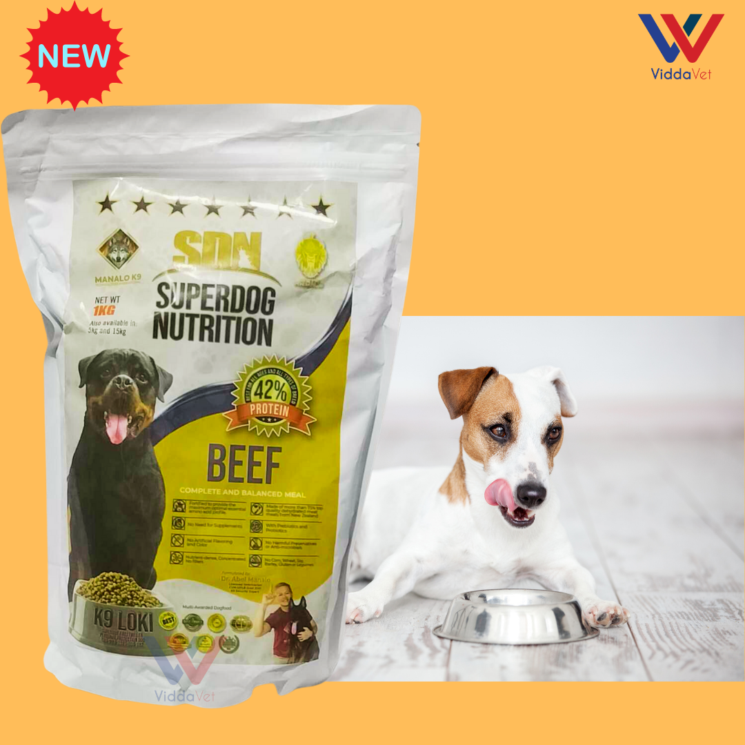 SDN BEEF 1KL DOG FOOD Superdog Nutrition Beef Flavor 1 kg SDN dog food beef 1 kg Lazada PH