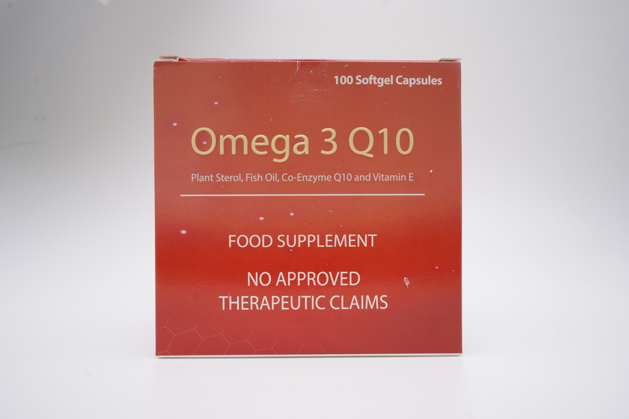 Omega 3 Q10 (Omega 3 + Co Enzyme Q10 + Plant Sterols + Vitamin E) 100's