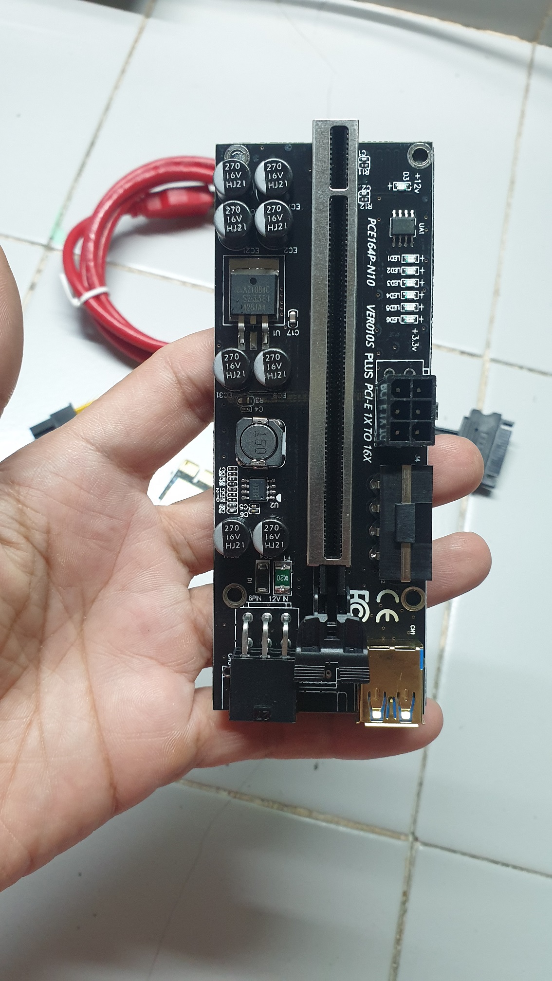 PCIE Riser Ver 010s Plus for GPU Mining | Lazada PH