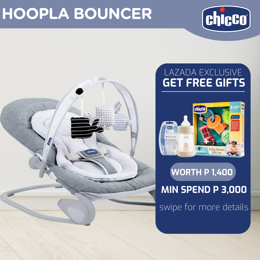 Chicco Hoopla Baby Bouncer from Birth to 18kgs 5 years old Lazada PH