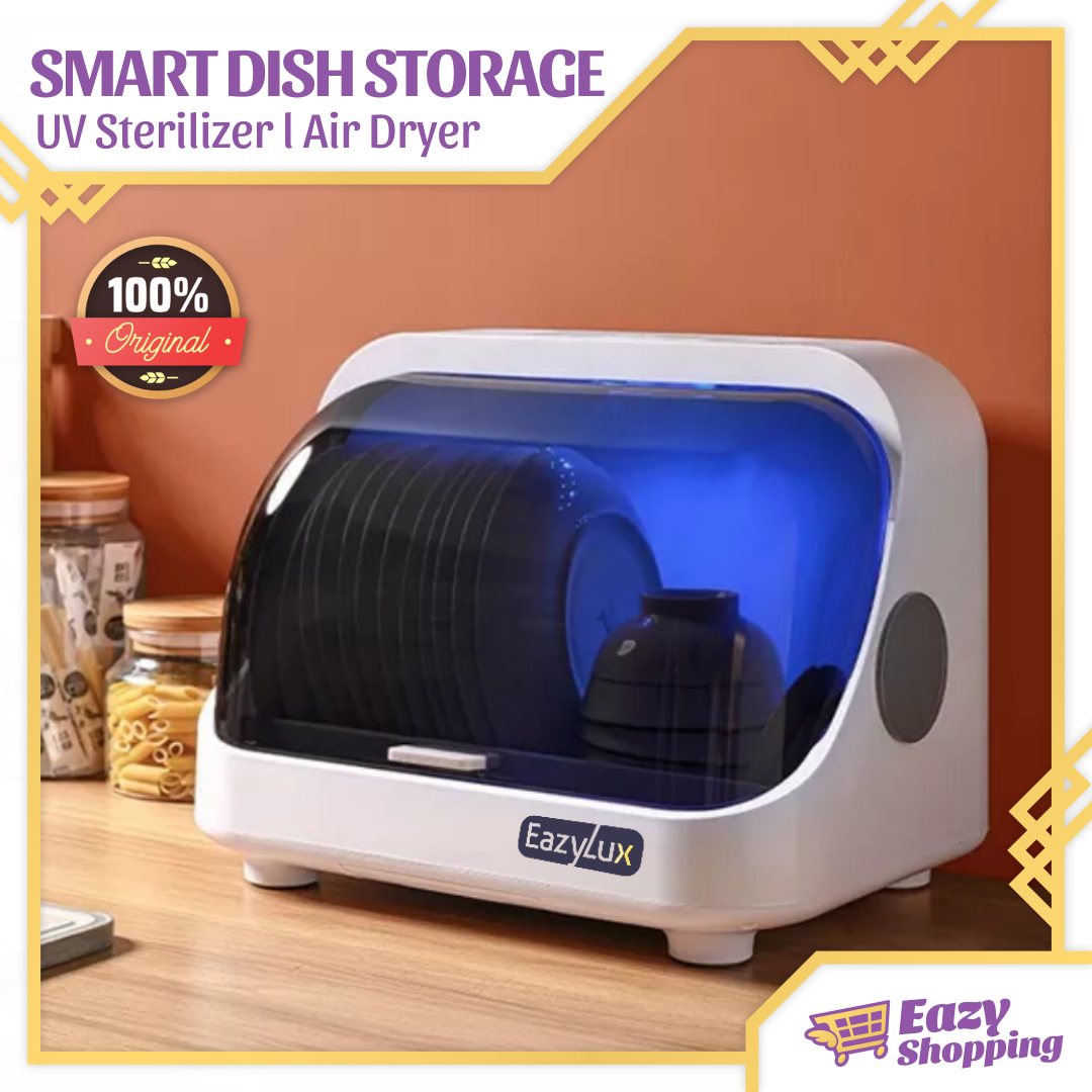 MEGA SALE Authentic EazyLux Smart Dish Storage UV Sterilizer Air Dryer