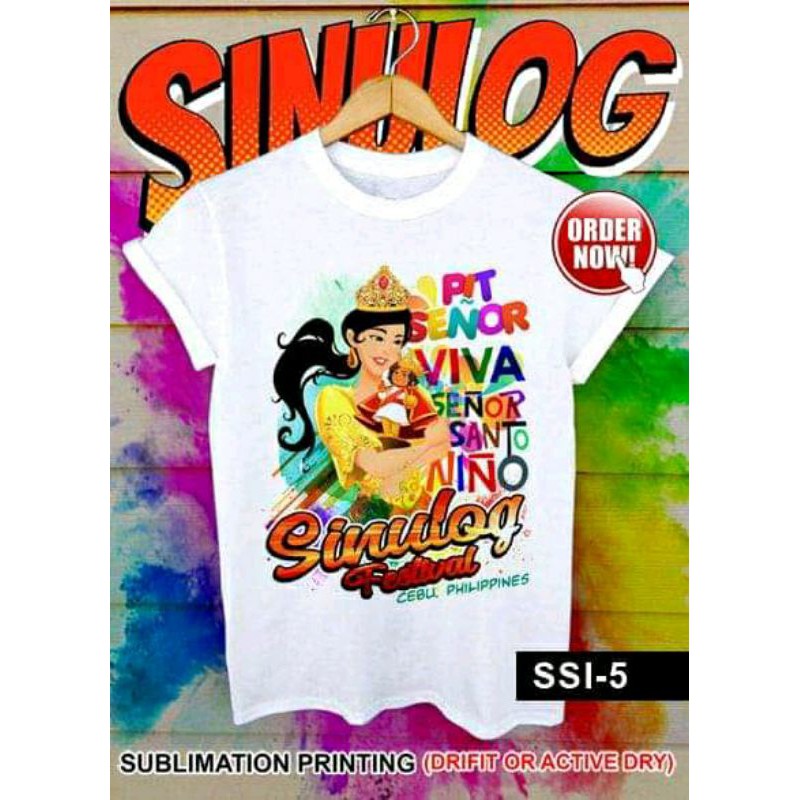 Sinulog Sr Sto Nino T Shirt High Quality Print Lazada Ph