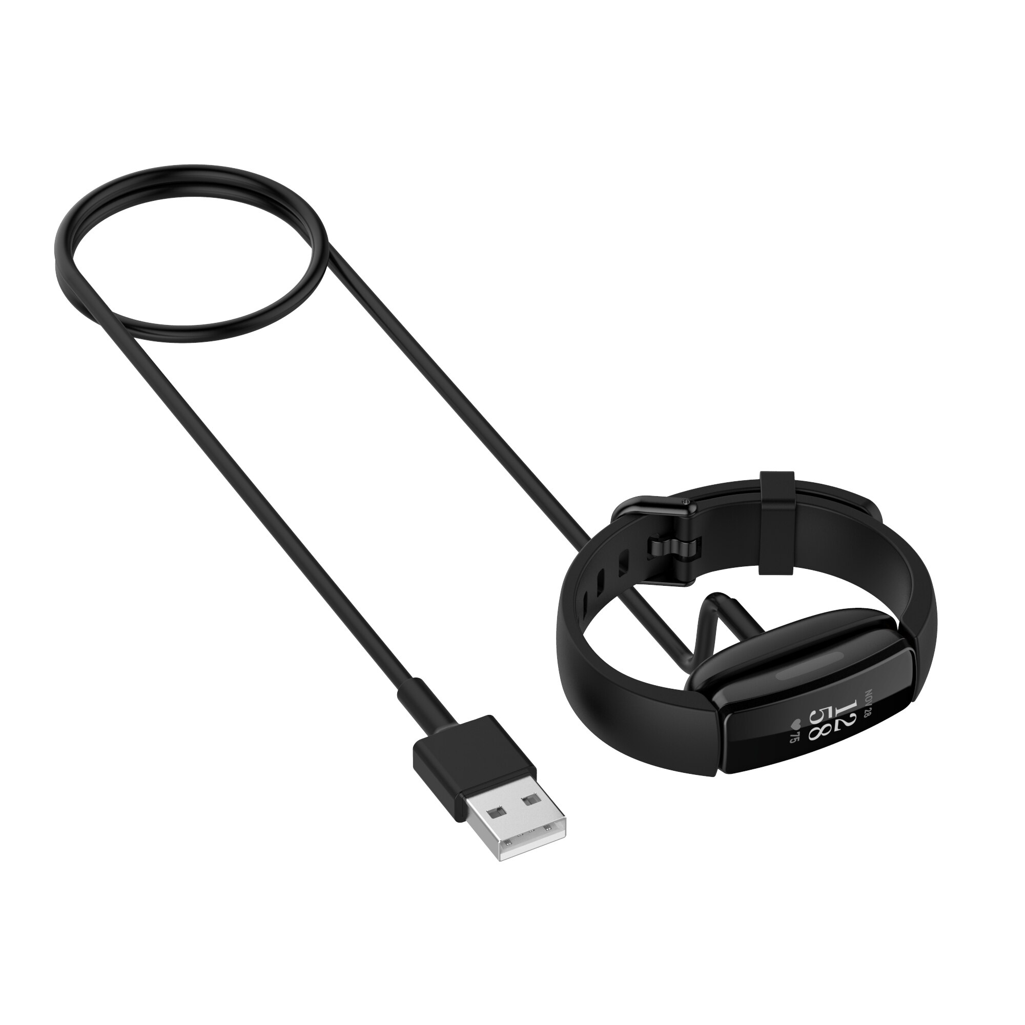 VEB46Y USB Charging Cable for Fitbit Ace 3 Smart Watch Replacement Adapter Dock for Fitbit Inspire 2 / Ace 3 Charger Cord Accessories