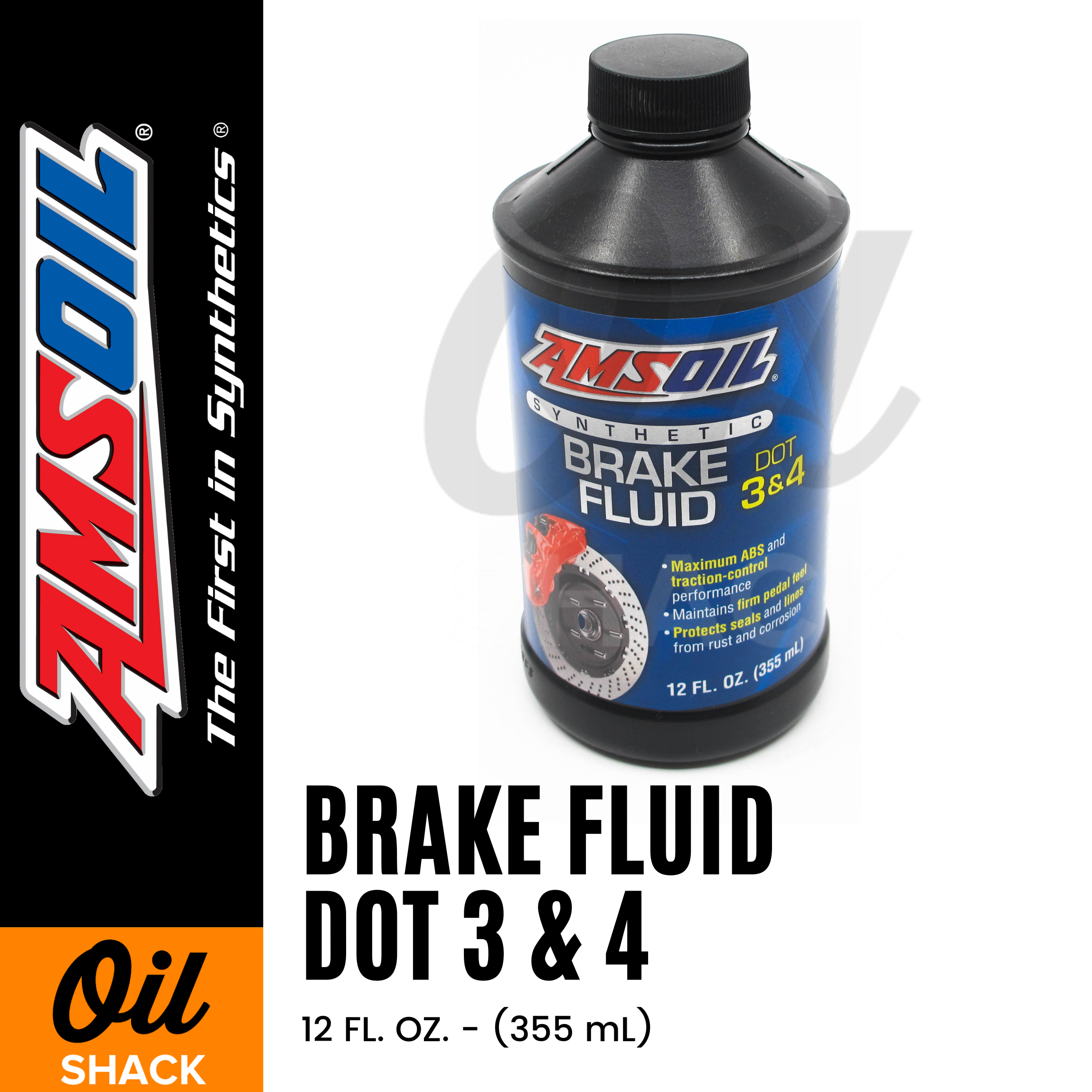 AMSOIL BRAKE FLUID DOT 3 & 4 FULLY SYNTHETIC (12 OUNCES) Lazada PH