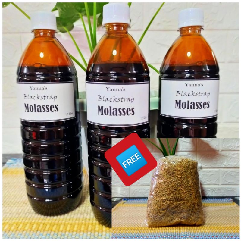 Yanna's Blackstrap Molasses (3.6kg) with FREE Rice Haul (200g) Lazada PH
