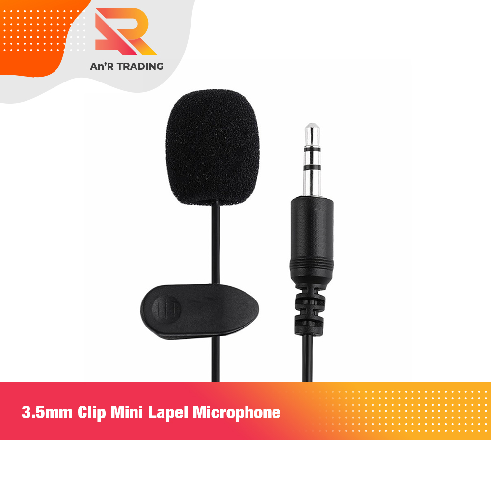 3.5mm Clip Mini Lapel Microphone Lazada PH