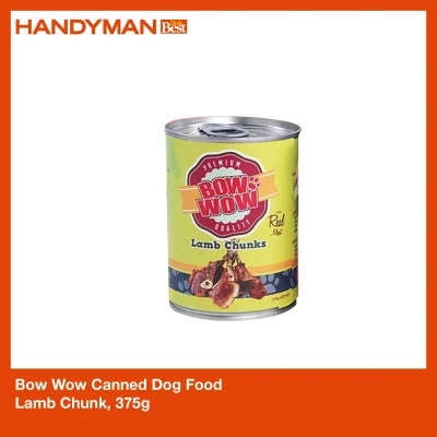 Bow Wow Canned Dog Food Lamb Chunk, 375g