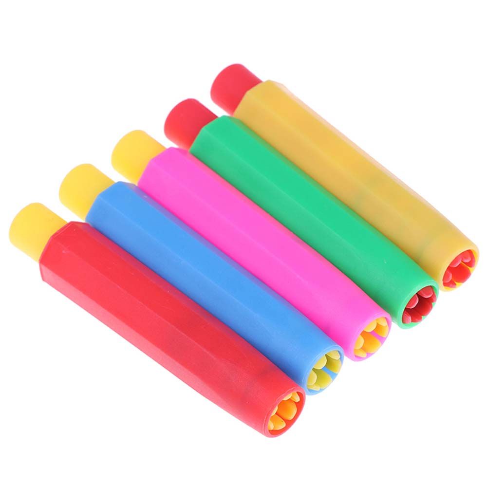 MMLUCK 5pcs Education Tool Non Dust Clean Teaching On Chalkboard Clean Teaching Hold School Supplies Non-toxic Chalk Holder Chalk Accessories Chalk Clip