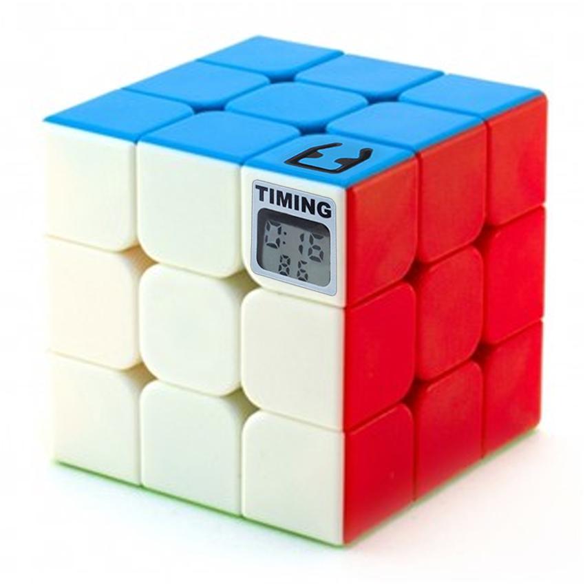 EverSpeed Magic Cube 3x3x3 With Built In Timer Speed Rubik's Cube Stickerless Lazada PH