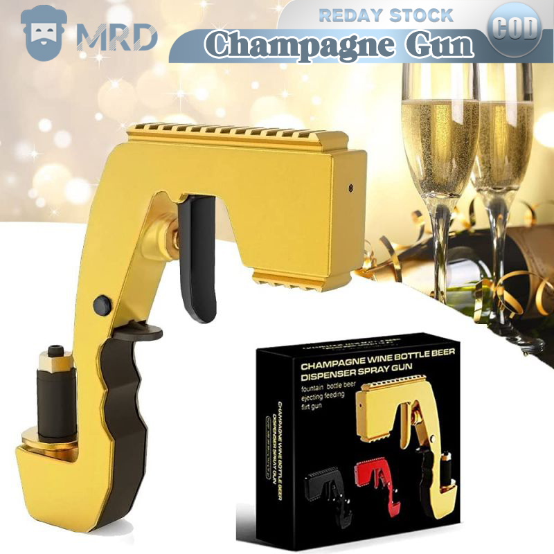 Rose Gold Bubbly Blaster Champagne Spray Gun With Champagne Stopper