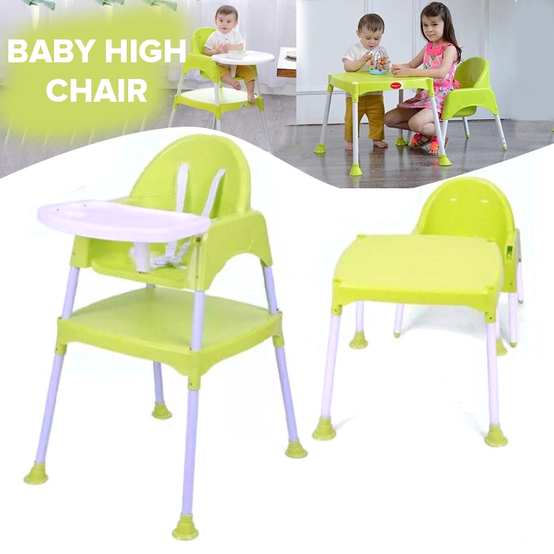 Kuba Kids 2 in1 High Chair Baby Table And Chair Strong and Stable