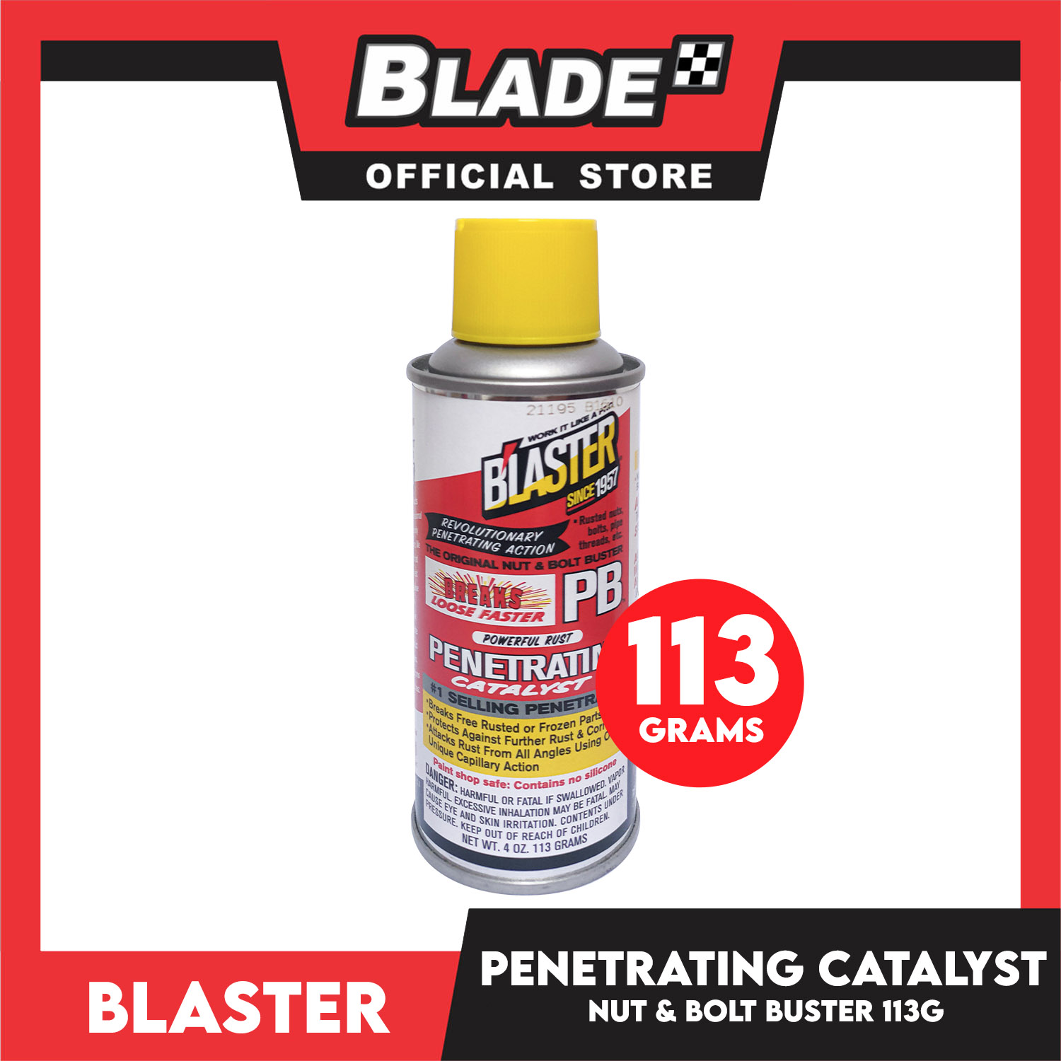 Blaster PB Blaster Lubricant 4oz Catalyst, Nut