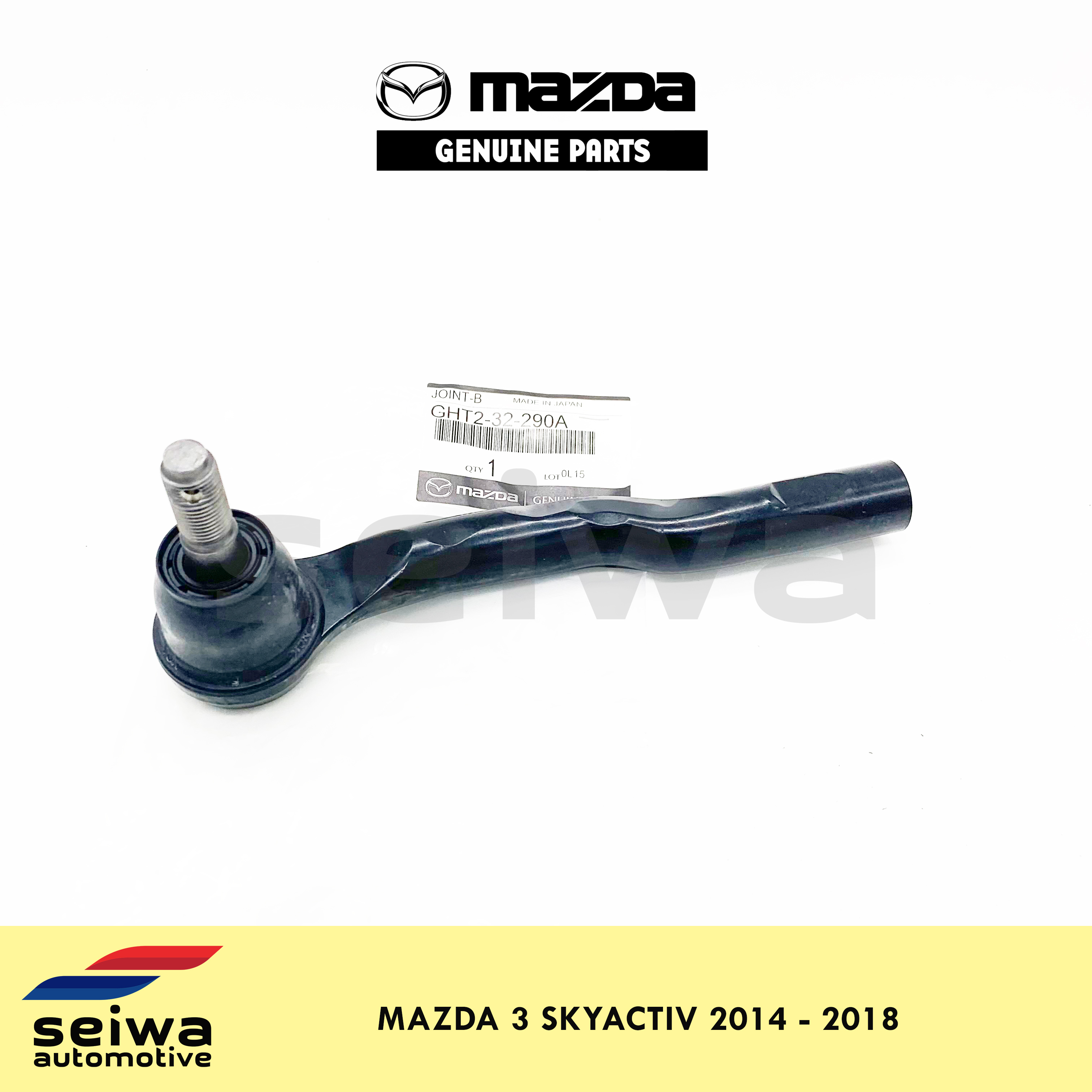 [2014 2018 Skyactiv] Mazda 3 Tie Rod End LH (Driver) Genuine Mazda