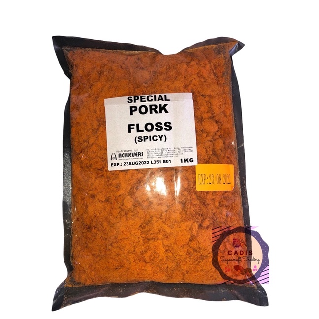 1kg Pork Floss Chicken Floss (mahu) Original and Spicy (MEAT FLOSS) Exp