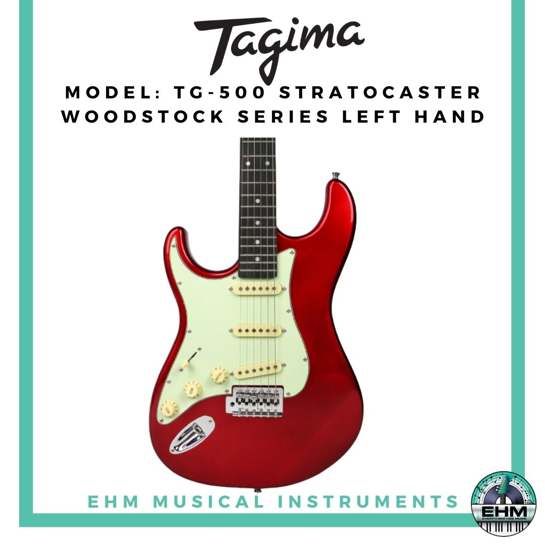 Tagima TG500 Stratocaster Woodstock Series LEFT HAND Electric guitar