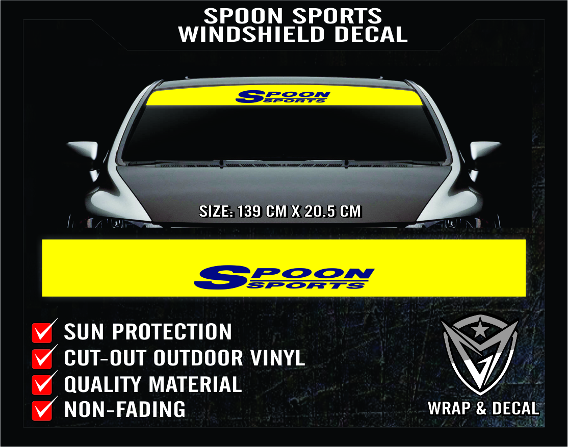spoon sports windshield decal Lazada PH