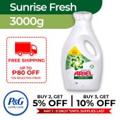 Ariel Liquid Sunrise Fresh Laundry Liquid Detergent 3000g