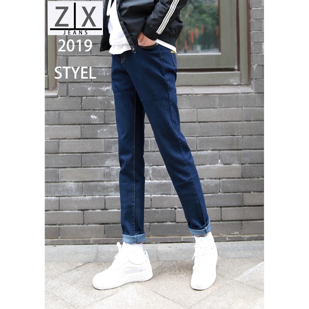 Men Denim Long Pants Casual Male Man 