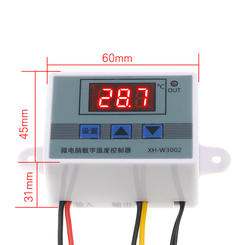 W3002 Digital Temperature Controller Thermostat