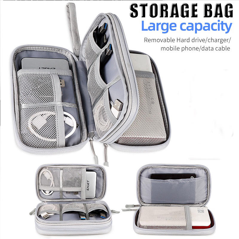 Multiple Compartment Travel Underwear Organizer Portable