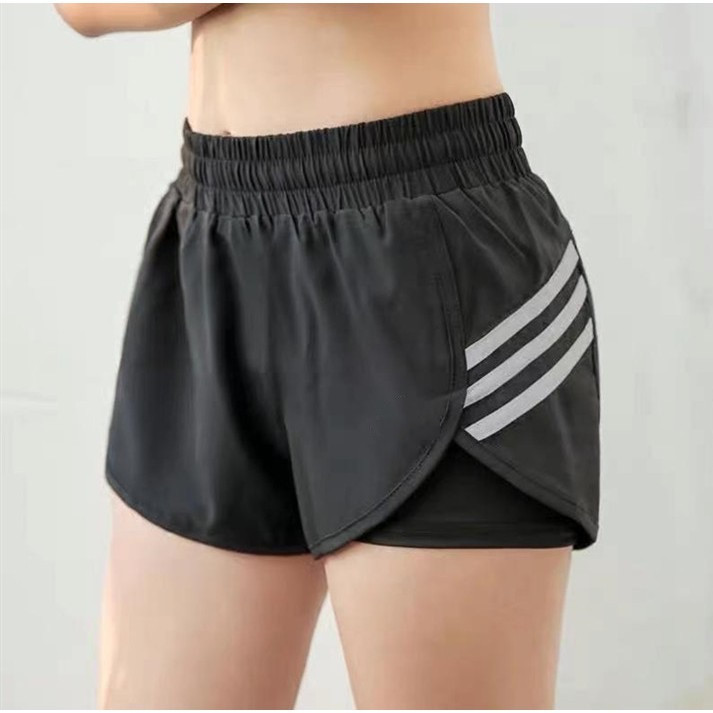 P304# Adidas Sports Running shorts with cycling for women Running