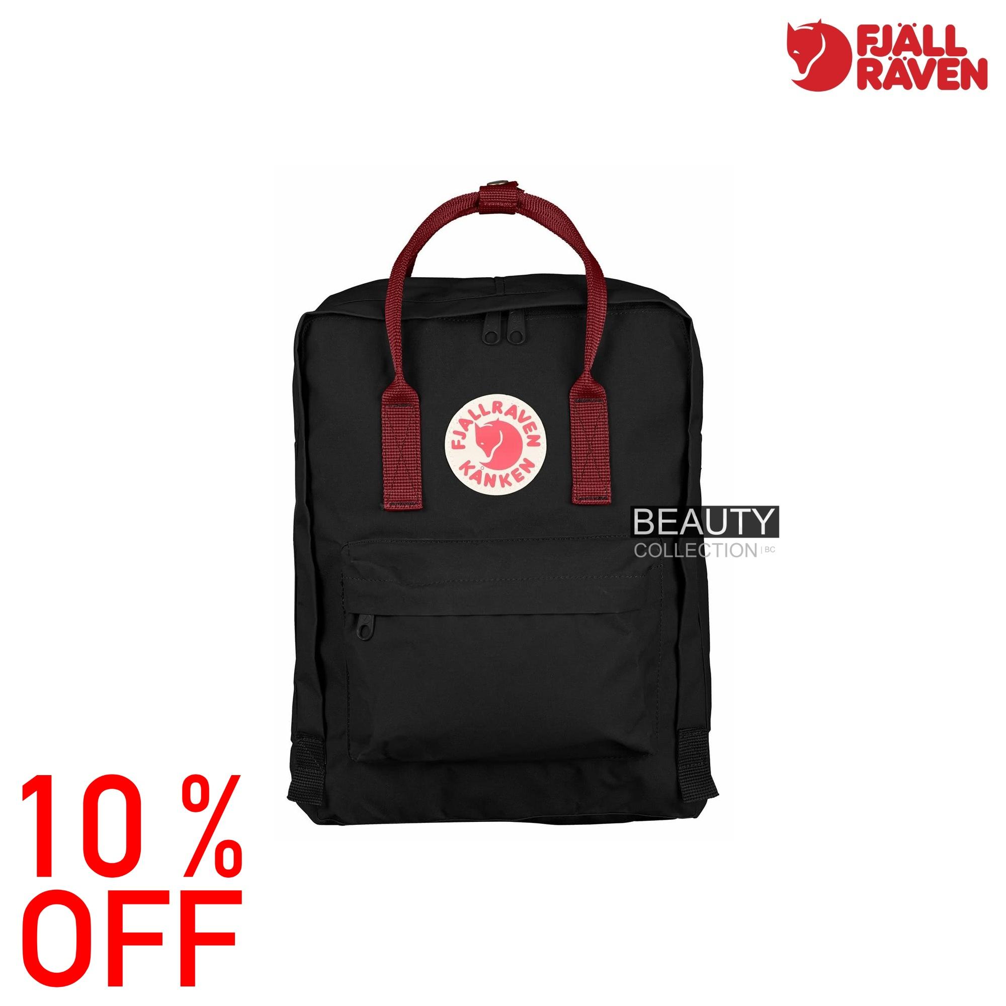 fjallraven kanken classic black ox red