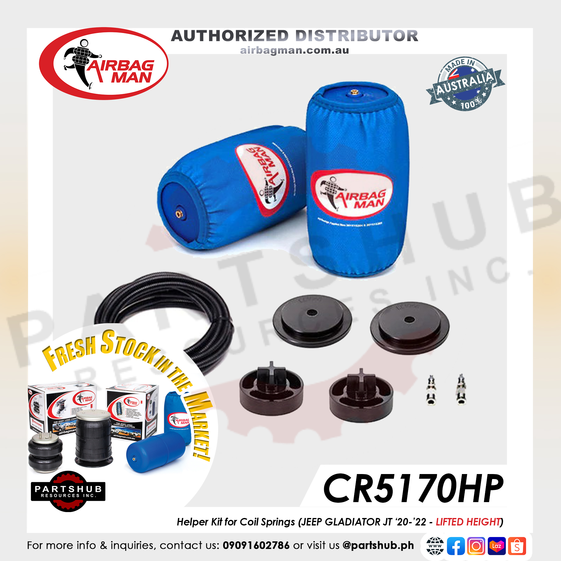 AIRBAG MAN CR5170HP JEEP GLADIATOR JT 2022 LIFTED (Helper Kit for Coil Springs) Lazada PH