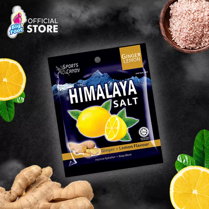 Candy Himalaya Ginger Salt Lemon Mints Throat Soothing 8 Packs NEW Flavor