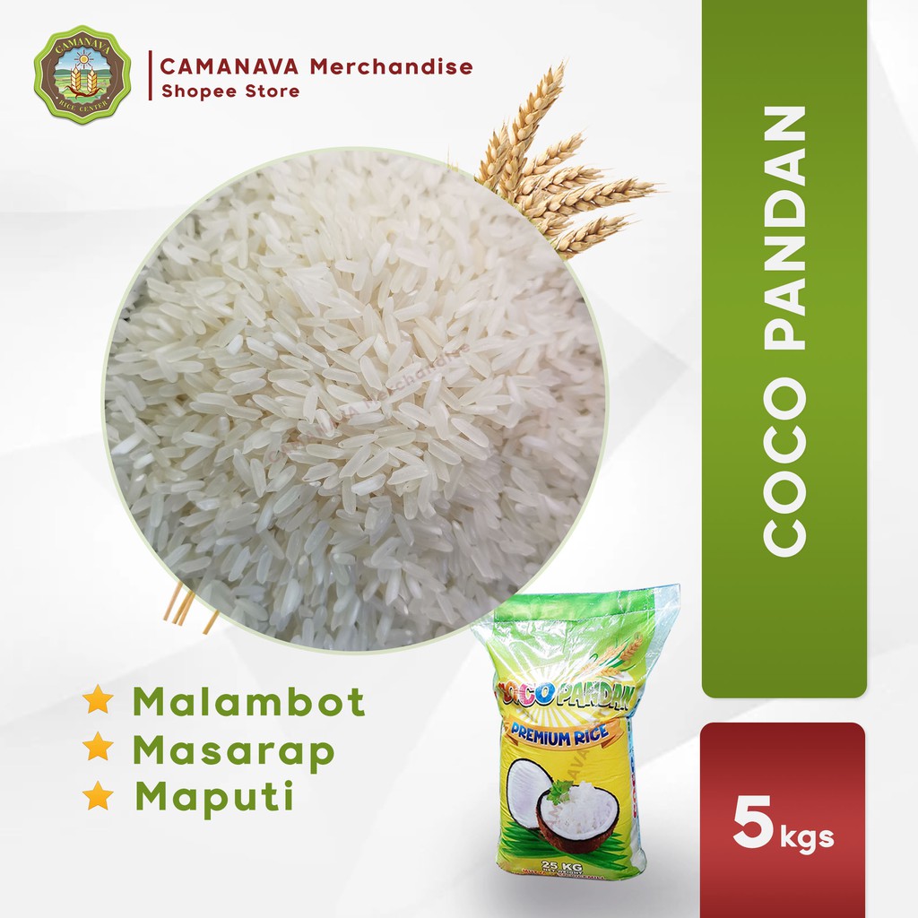 Coco Pandan Rice 5kg Bigas [COD] | Lazada PH