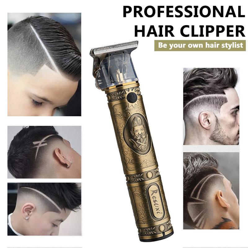 Sale Now! T9 Hair Clipper Cordless Vintage | Professional Electric Hair  Clipper Barber Razor Trimmer Beard | Haircut Machine for Men Rechargeable Hair  Clipper | Portable Baldheaded Electric Men hair trimmer Shaver |