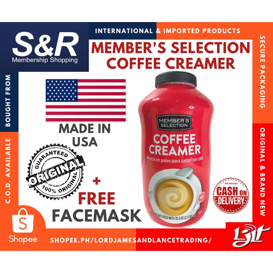 Members Selection Coffee Creamer Low Calories Zero Sugar Creamer Low Carb Creamer 1kg Lazada PH