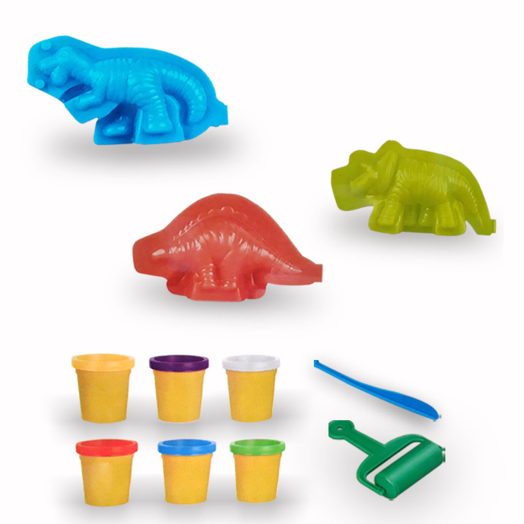 dinosaur playdough set
