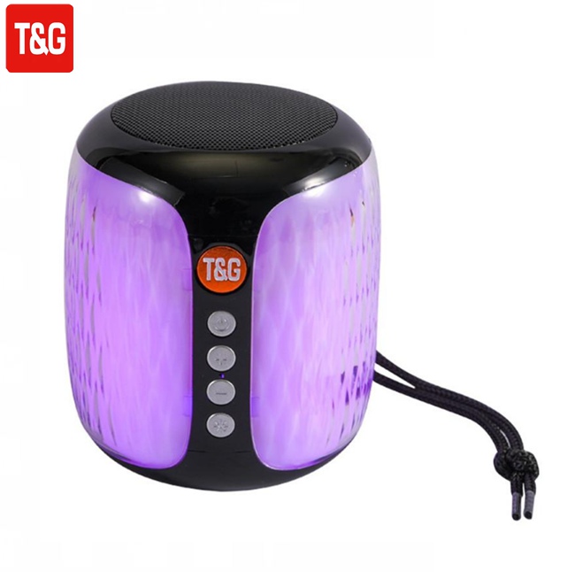 portable speaker with lights