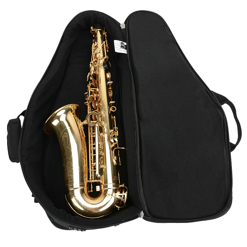 Saxophone Gig Bag Oxford Cloth Alto Sax Thickened Backpack with Double