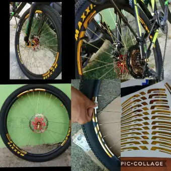 chrome bike rims