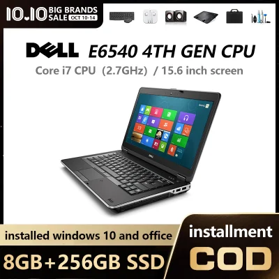 【16 free gifts】+【COD】+【compatible Window 10 + Office】laptop for sale brand new / E6540 /15.6in+14in / 4Th generation Intel processors / Core i3、i5、 i7 / 8GB memory / 480GB SSD / Suitable for online education + work / Built in 720p camera
