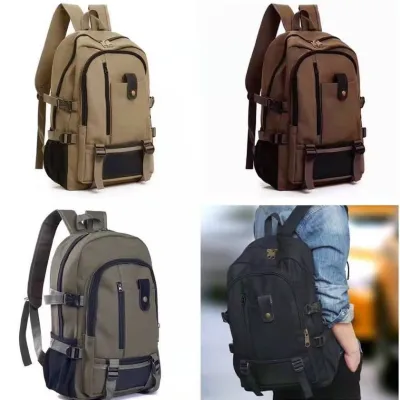 hot QQQ- Canvas sport bag school bag Backpack For Men (QAB249-IN)