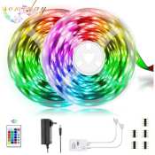 Someday LED Strip Light Set with Remote Control and Power Adapter