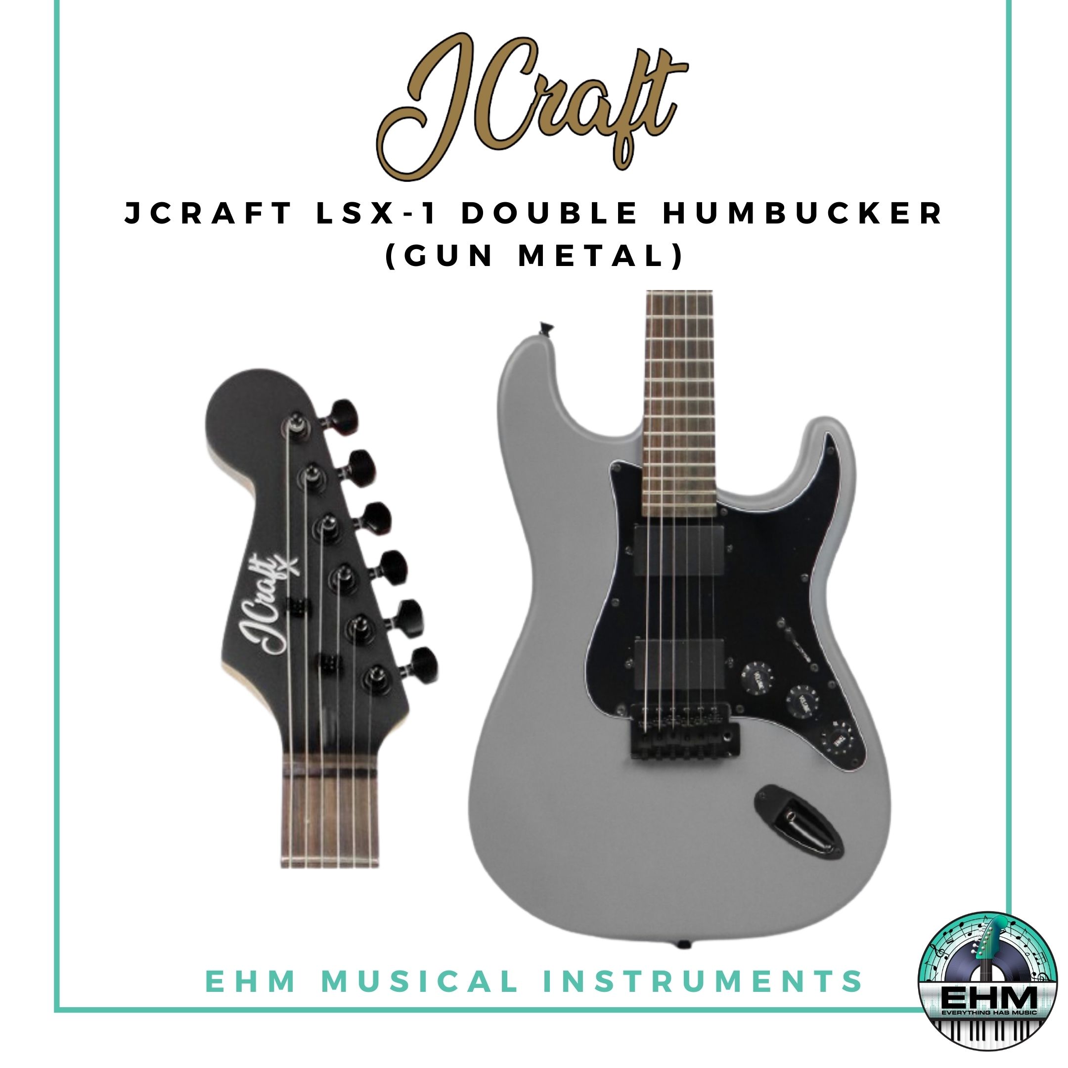 JCraft X Series LSX1 LEFT HAND HH Modern SStyle Electric Guitar Sn
