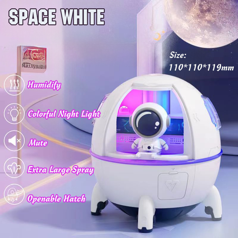 Joyvox Spaceman Humidifier Astronaut Capsule Quiet Large Spray USB Type ...