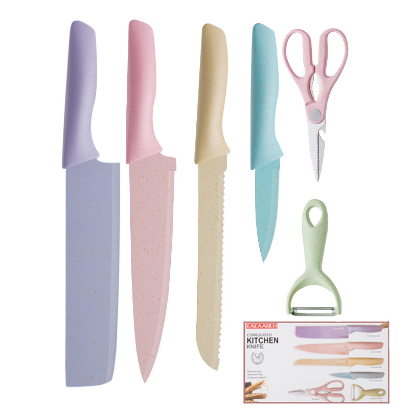 BEST 6 in 1 Stainless Steel Pastel Kitchenware Set Colors lucky2