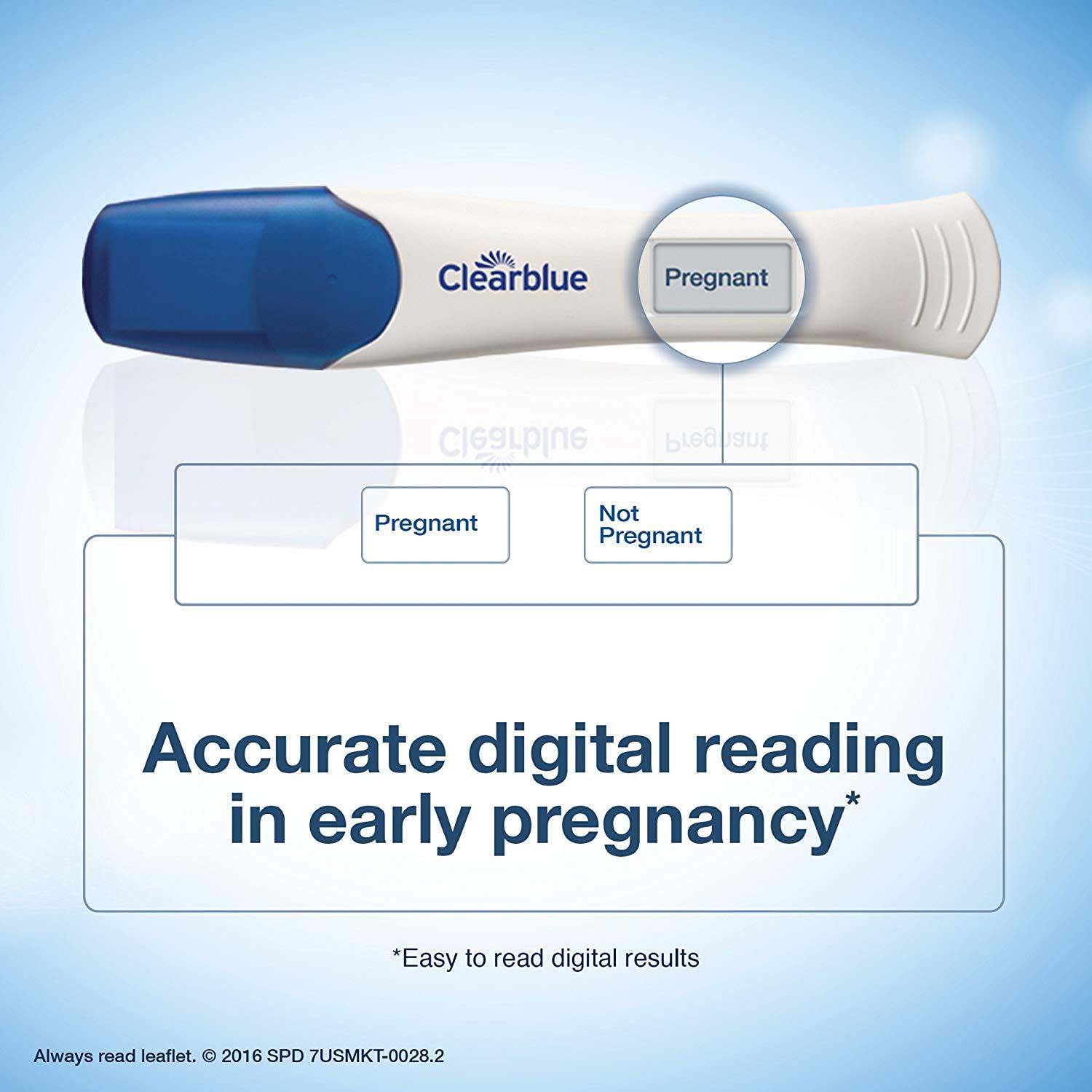 Clearblue Digital Pregnancy Test with Smart Countdown (3 Pregnancy