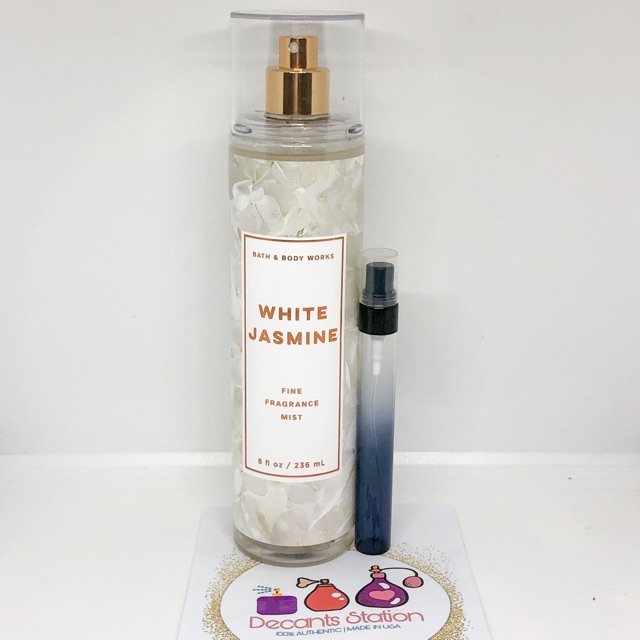 10ml TRIAL SIZE! Bath & Body Works White Jasmine Fine Fragrance Mist