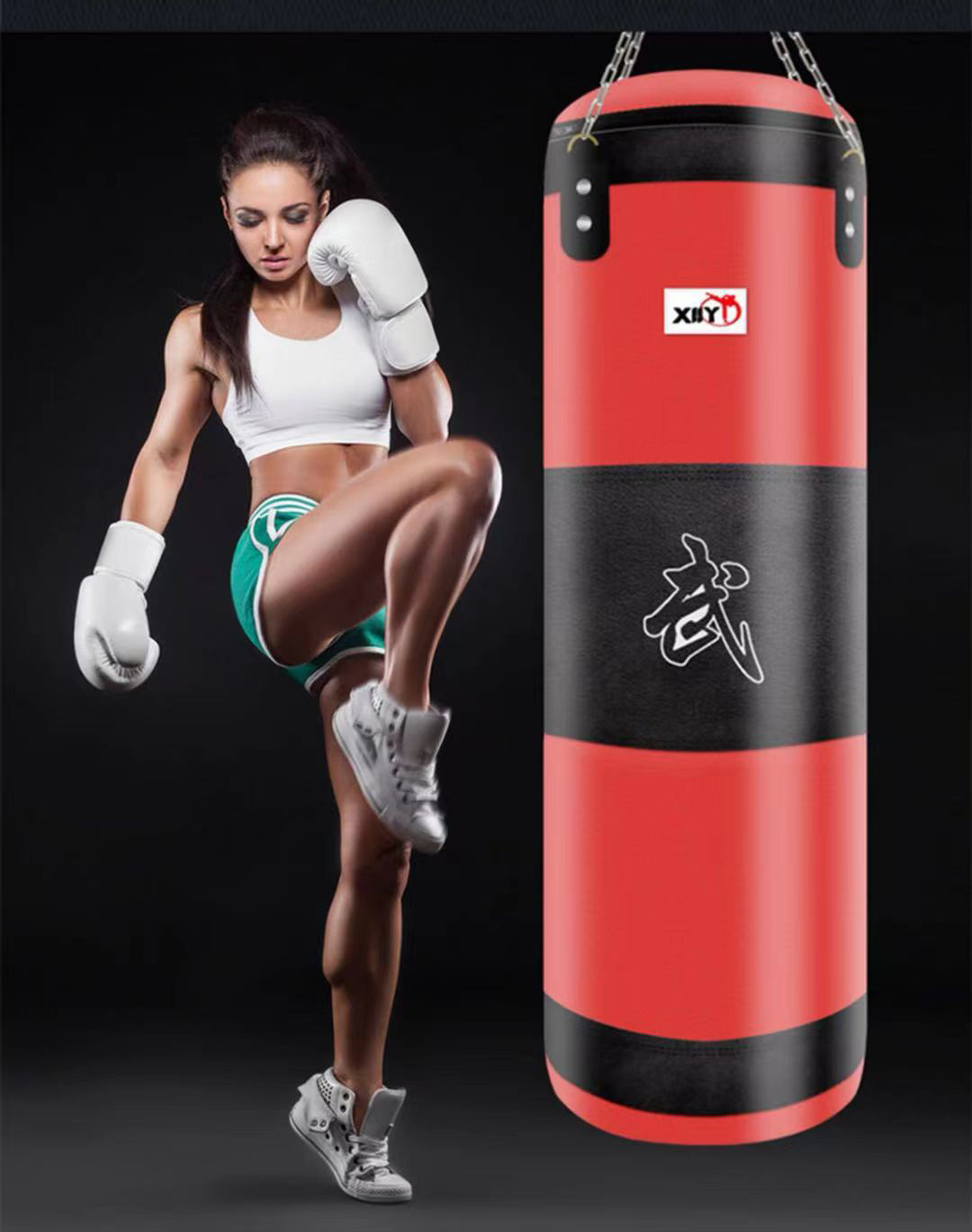 Boxing Bag Setsmma Punching Bag - Heavy-duty Hanging Kick Sandbag For  Martial Arts Training