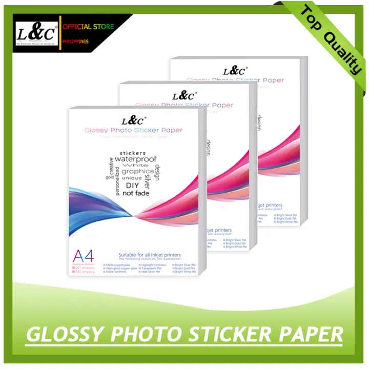 a4 sticker paper waterproof
