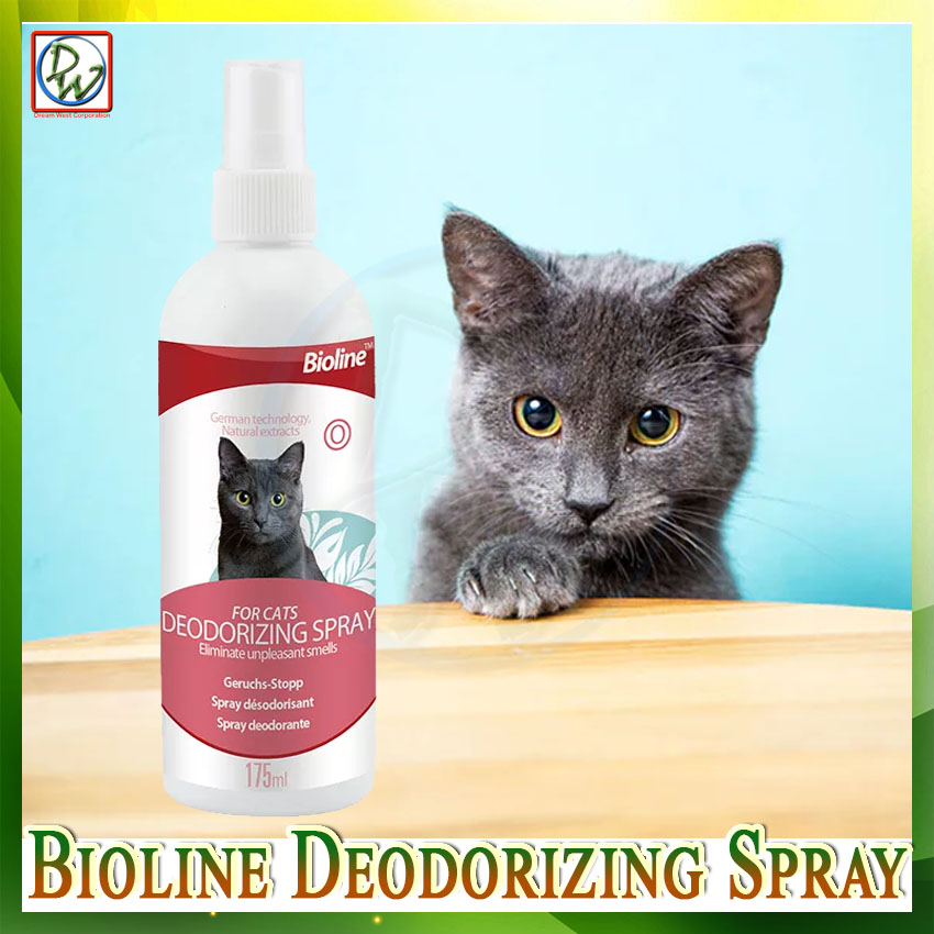 Bioline Deodorizing Spray for Cats Eliminate Unpleasant Smell 175ml